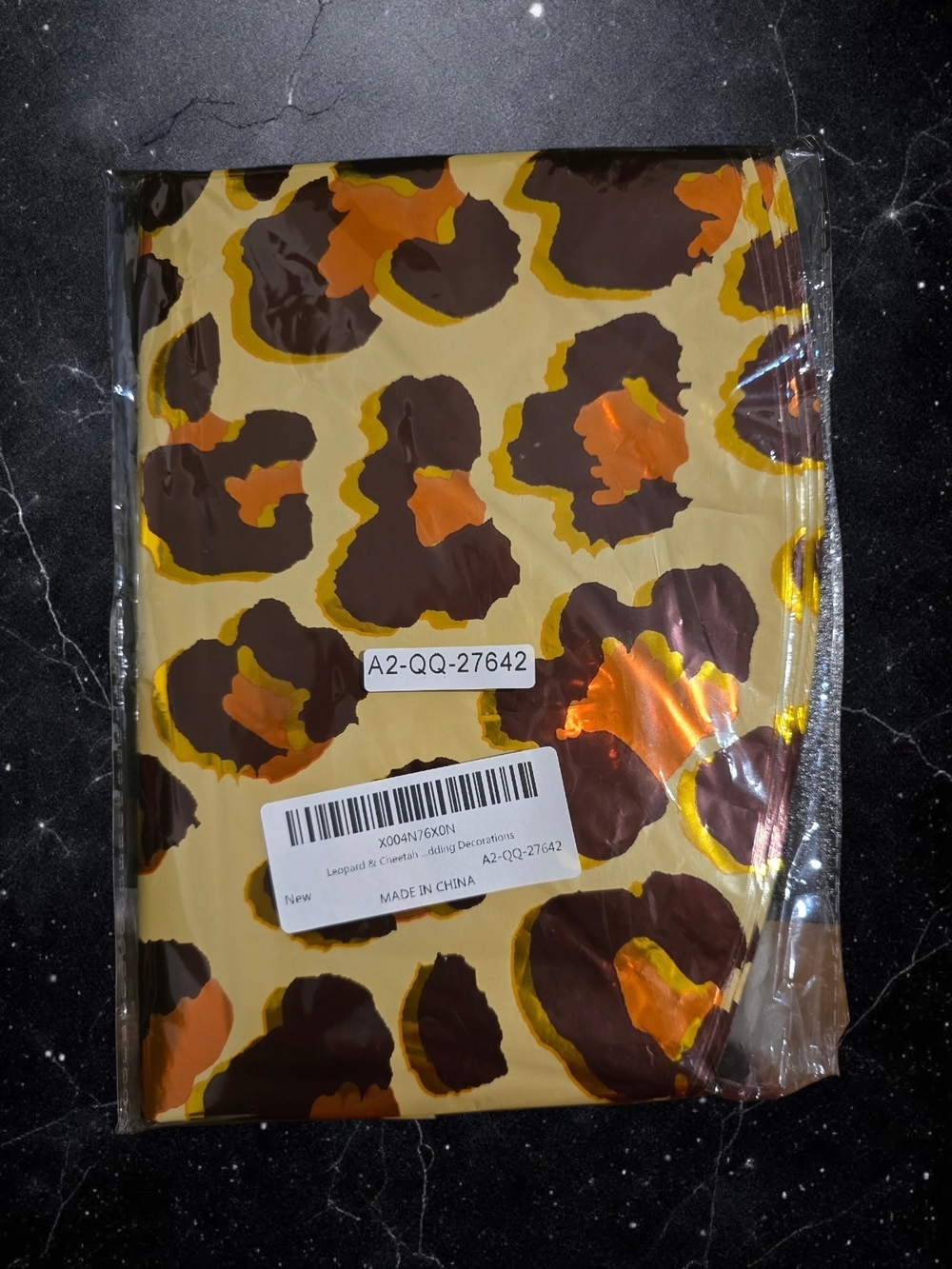 BBTO Leopard Cheetah Print Balloons 6 Pc | 22” - Picture 3 of 3